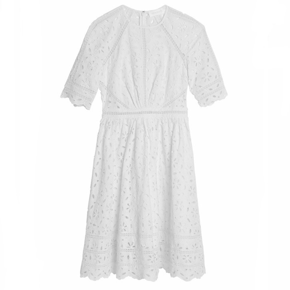 Zimmermann Dresses & Skirts - NWT Zimmermann white lace short sleeve dress sz 3